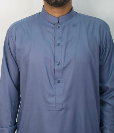 REGULAR FIT - SHALWAR KAMEEZ (Neon Blue)