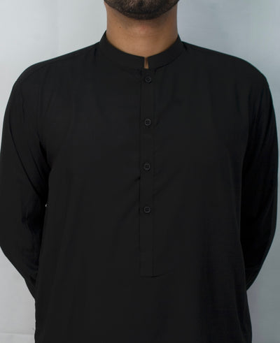 SLIM FIT - SHALWAR KAMEEZ (Black)