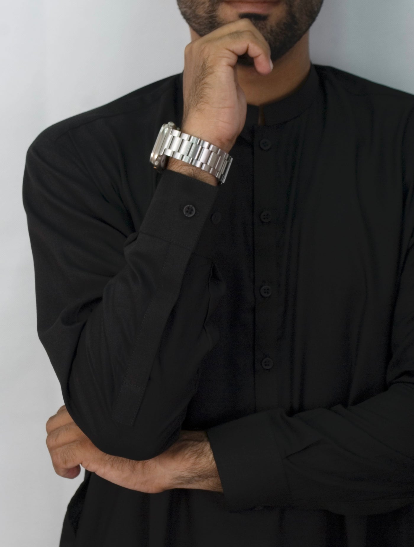 SLIM FIT - SHALWAR KAMEEZ (Black)