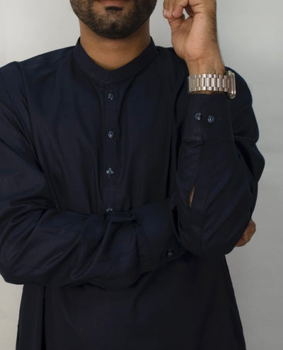 SLIM FIT - SHALWAR KAMEEZ (Navy blue)