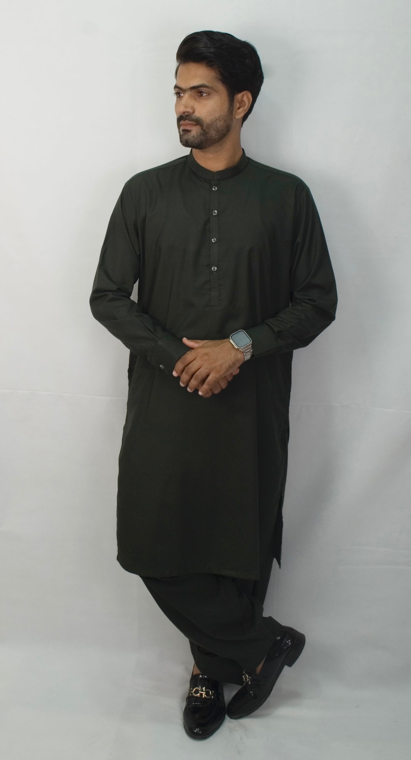SLIM FIT - SHALWAR KAMEEZ (Green)