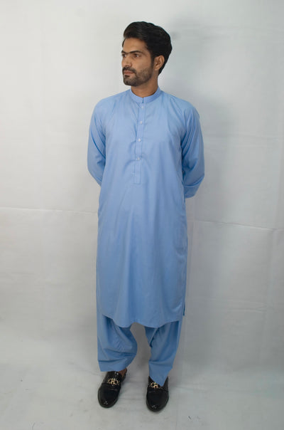 REGULAR FIT - SHALWAR KAMEEZ (Sky blue)